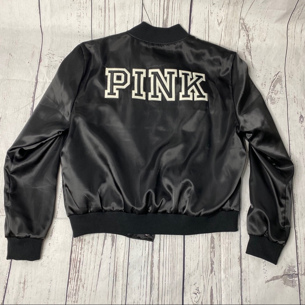 Pink Victoria’s Secret varsity jacket - Picture 3 of 4